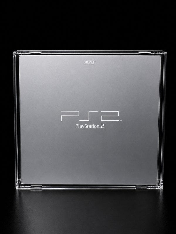 Case Acrílica Premium para PlayStation 2 Fat Silver