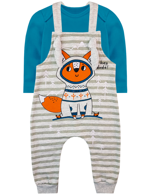 JARDINEIRA  INFANTIL MOLETOM PELUCIADO 2 Pcs