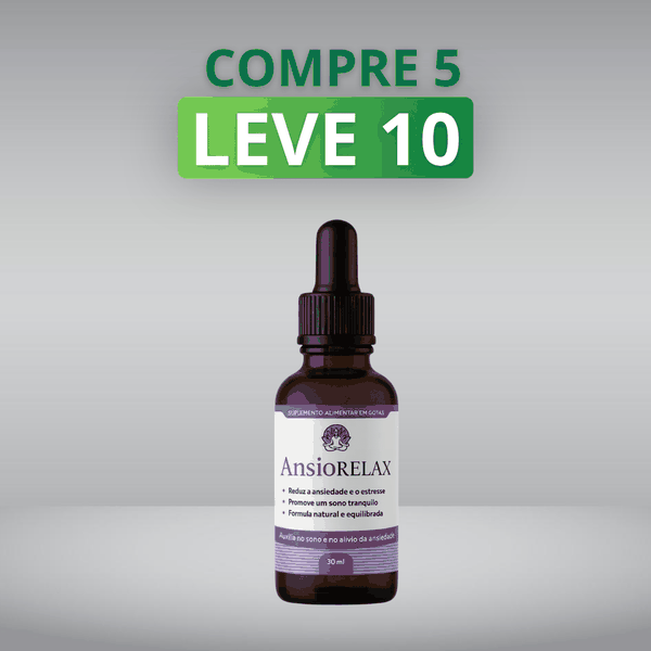AnsioRelax - 10% de Desconto no Pix + Frete Grátis