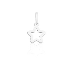 Pingente Infantil Laser Estrela Vazada