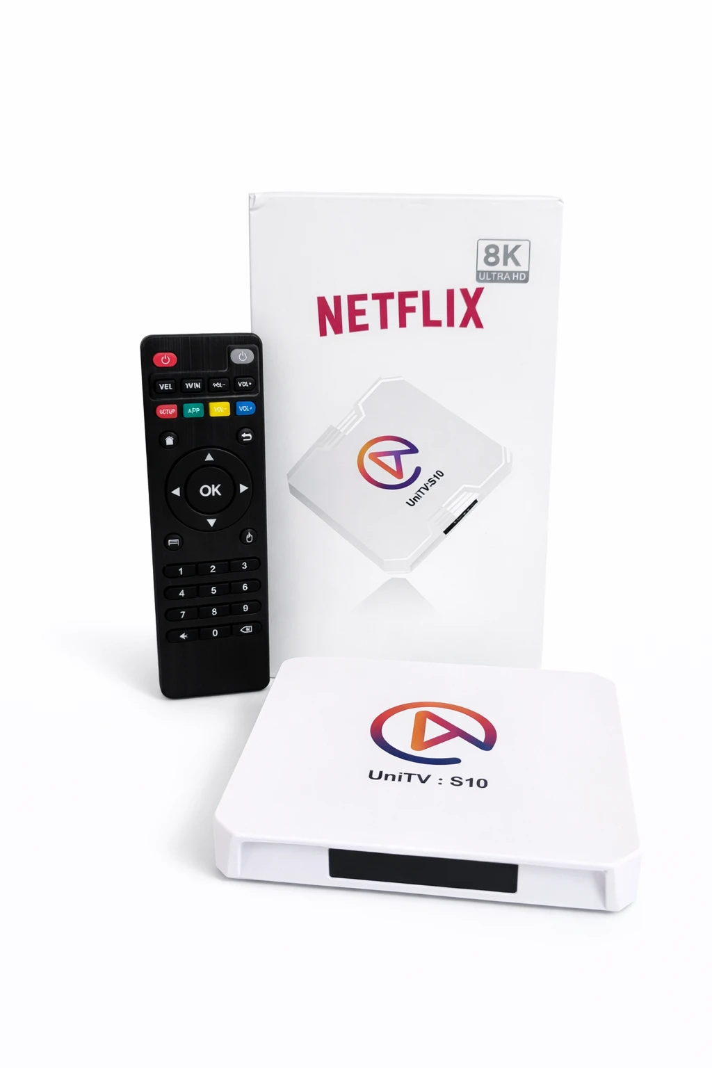 Receptor UniTV S10 2026 – TV Box 8K Ultra HD - Shop Mix Eletrônicos