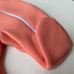 Macacão com zíper (capuz, punhos, pernas fechadas) para bebê