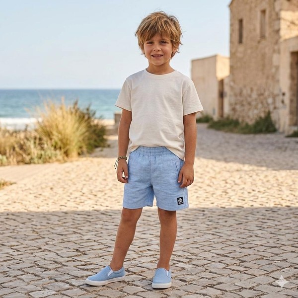 BERMUDA RAYMI DENIM DAME DOS AZUL - 6826