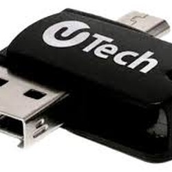 Pen Drive 3 em 1 Utech 8GB Preto - MFOTG8GB