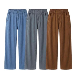 [Leve 3 Pague 2] Calça Feminina Santino em Algodão e Seda Gelo (Elegante e Sofisticada!)