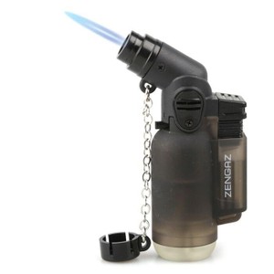 Isqueiro Maçarico Angle Jet Zengaz - Preto (1 Chama)