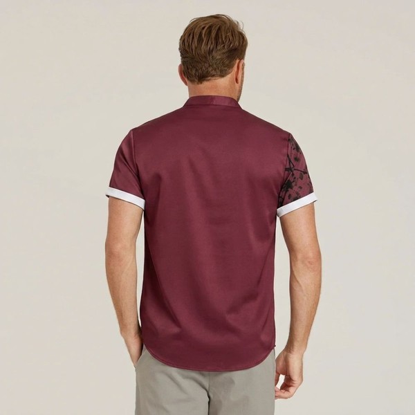 Camisa Vinser Wine Sakura