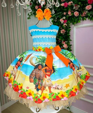 Vestido Temático Elegância - Moana Mar
