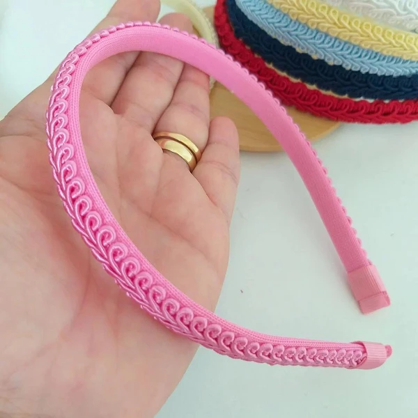 Tiara Renda Bordado Color Luxo