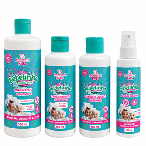 Kit Cabelo e Corpo Bebelinho Algodão Doce