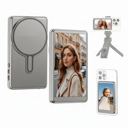 Tela Monitor de Selfie Vlog para Celular Preto