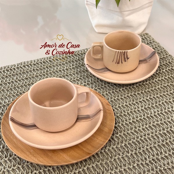 KIT MESA POSTA BAMBU ESCOLHA PERSONALIZAÇÃO 8 PEÇAS
