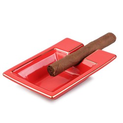 Cinzeiro de Ceramica para 1 Charuto Spheraf - Vermelho
