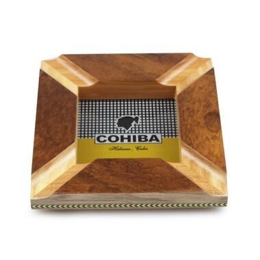 Cinzeiro para 4 Charutos de Madeira Quadrado - Cohiba