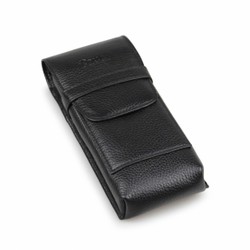 Porta 3 Charutos em Couro Besser - Preto