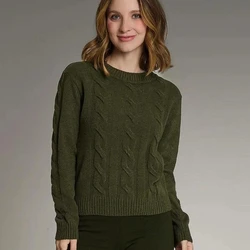 Blusa Trançada Varena De Inverno Velour