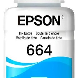 Refil de Tinta Epson T664 Azul Ciano - T664220-AL