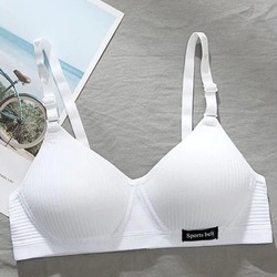Kit 5 Sutiãs Feminino 90% algodão Com Fecho  + 3 Aros  super confortável