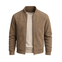 Jaqueta Masculina de Suede Old Money Matezzo