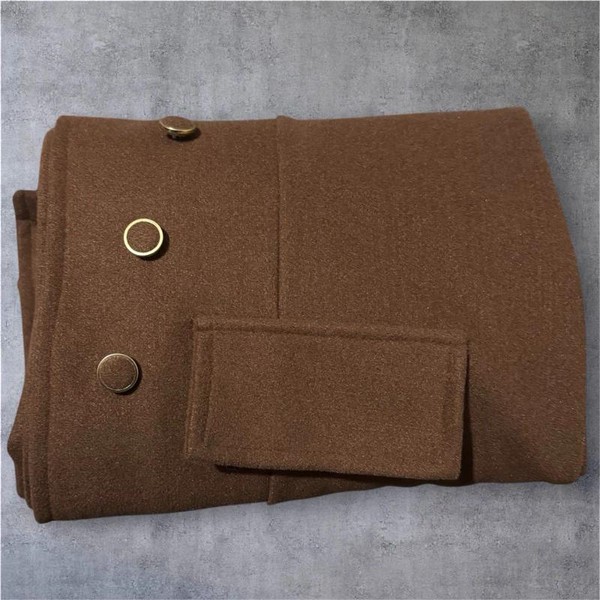 Casaco sobretudo feminino em tecido lã batida moda de inverno