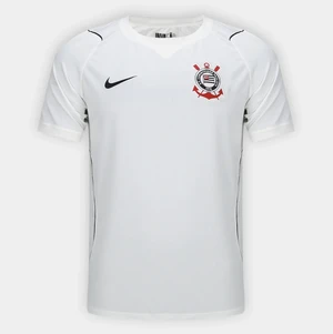Camisa Corinthians I 26/27 s/n Torcedor Nike Masculina - Branco+Preto