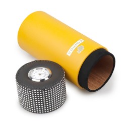 Tubo Umidor de Viagem Cohiba para 3 Charutos - Amarelo