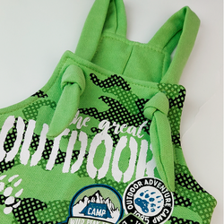 JARDINEIRA  INFANTIL MOLETOM PELUCIADO CAMUFLADA