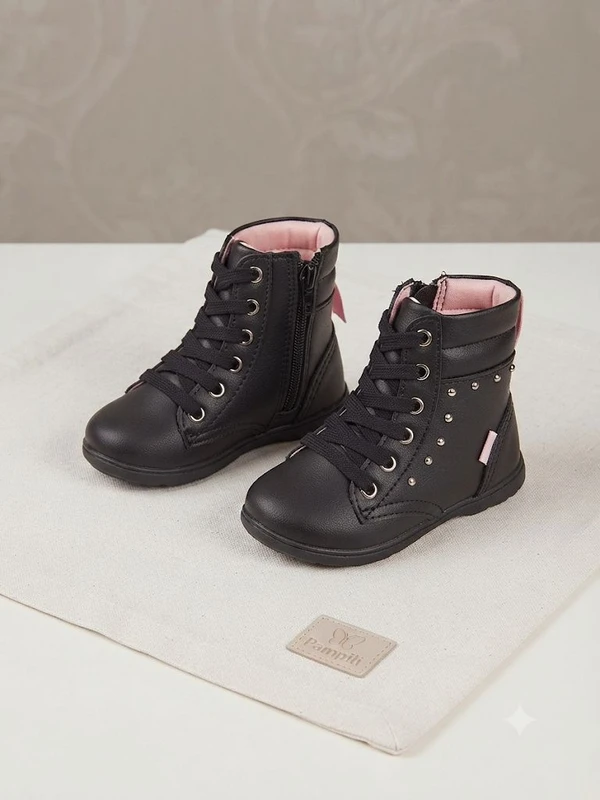 BOTA PAMPILI RUBI PRETO 141068 