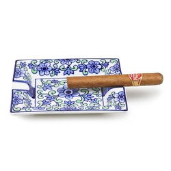 Cinzeiro de Porcelana para 2 Charutos Spheraf