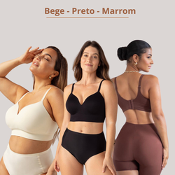 Sutiã Modelador Sem Fio LinfoConfort - Compre 1 Leve 3
