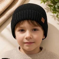 1009701 GORRO EM TRICO PATERNOLLI PRETO ONDA MARINHA