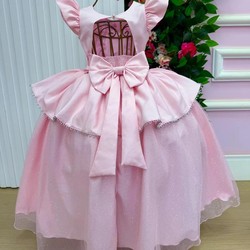 Vestido Fantasia Luxo - Inspiração Princesas 