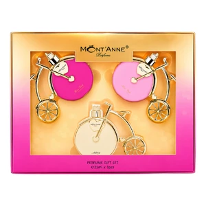Kit Mont'anne Miniatura de Bicicletas Gift Set Miss You Glamour x Miss You Luxe x Adieu Luxe 3x 25ml
