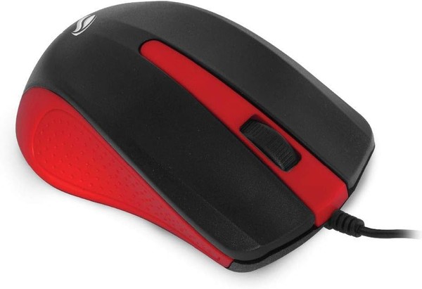 Mouse C3Tech Conexao USB Vermelho - MS-20RD