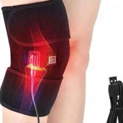 Joelheira Elétrica com Aquecimento USB Ajustável para Conforto Diário