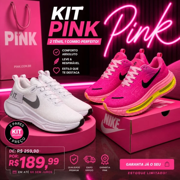 KIT EXCLUSIVO MAIS VENDIDO!!! Romero Virgínia + just it branco