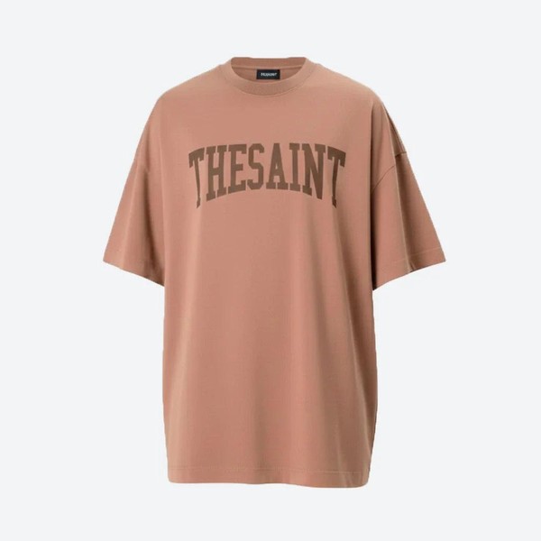 T-shirt Oversized dark stoned Brown