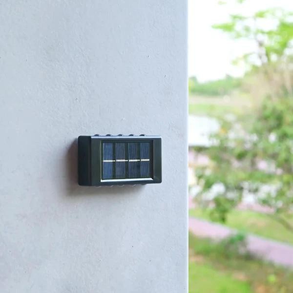Arandela Solar de Parede para Área Externa com LED