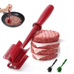 1pc picador de carne, triturador de carne, resistente ao calor adequado para hambúrguer carne moída esmagador de carne