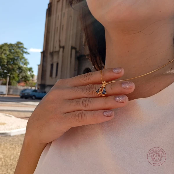 [COMPRE 1 LEVE 2] Colar Nossa Senhora Aparecida - Dupla Face™