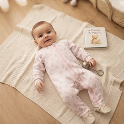MACACÃO ROSA URSO PINGO LELE 66950