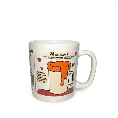 Caneca em Cerâmica Bolo (250ml) - Laranja