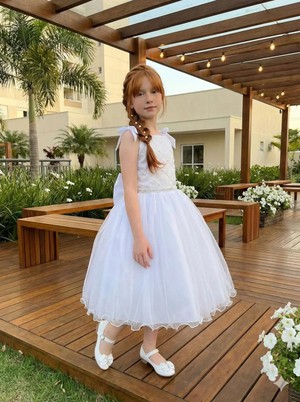 Vestido Elegância - Branco  