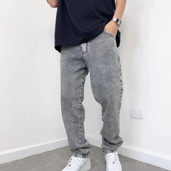 Calça Jeans Reta Vintage Brothers Estonada