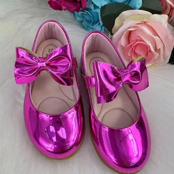 Sapatilha Doce Pé - Laço Pink Metalizado