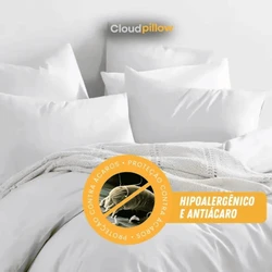 Kit 5 Travesseiros Premium Pluma de Ganso - Conforto de Hotel 5 Estrelas