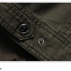 Jaqueta Militar Masculina Plus Size M-6XL - Algodão e Poliéster