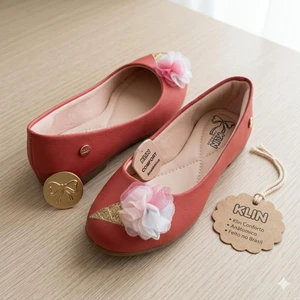 SAPATILHA INFANTIL PRINCESA KIDS CEREJA KLIN 151122 