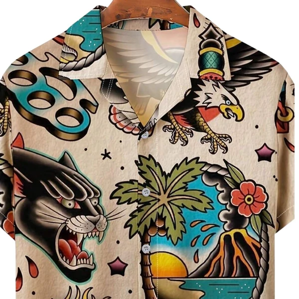 Camisa Vinser Ink Paradise