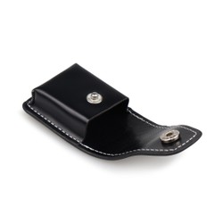 Porta Isqueiro Zippo em Couro Meglio - Preto